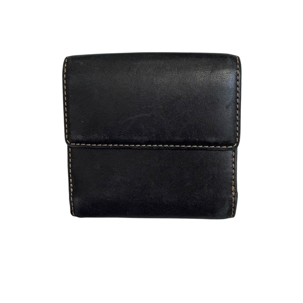 Coach black leather vintage y2k buckle wallet - Picture 4 of 12